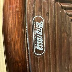 長方形籐製こやぐらたつ、天板ガラス付き＋布団とセットの画像