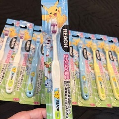 リーチ　子供用歯ブラシ10本　手洗い練習スタンプの画像