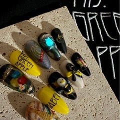 ミセスグリーンアップル ネイルチップ バベルの塔 推し　グッズの画像