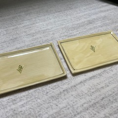 長角皿 魚皿 和食器 2枚セットの画像