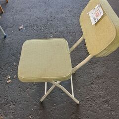 【リサイクルショップどりーむ荒田店】No.5576  折りたたみ イス グリーン おすすめの画像