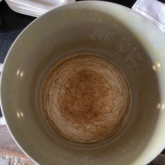 譲り先決まりました。喫茶店でカレーを煮込み続けた寸胴鍋の画像