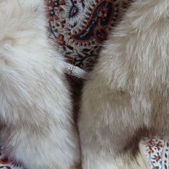 ショール　ブルーフォックス　成人式の画像