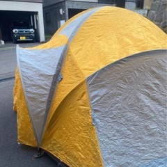 ICI石井　スタードームテント　6-7人用　フライ付き　外張り付き(雪用)  ペグ付き。の画像