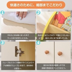 子供用絵本棚　収納棚　子供部屋　ラック　シェルフ片付け　大掃除　玩具箱の画像