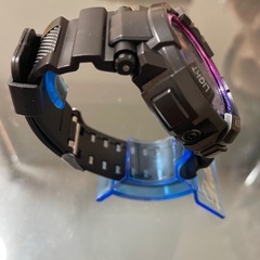 デジタルスポーツ腕時計 ブラック/パープル/ブルー(新品／未使用)の画像