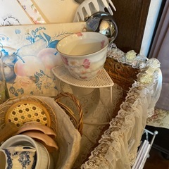 花柄中古雑貨おまとめセットの画像