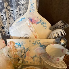 花柄中古雑貨おまとめセットの画像