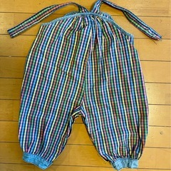 イタリア製　ベネトン　ロンパース　デニム生地　サイズ90cmの画像