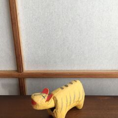 首振り 仙台張子 はりこ（丑・寅） 十二支 干支 縁起物 郷土玩具の画像