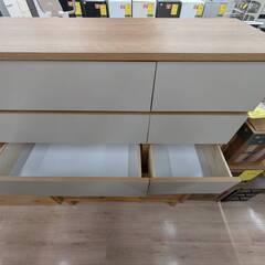 ジモティー割引🏷️【ジャングルジャングル 岸和田和泉インター店】3段ローチェスト ブラウン×ホワイト 和泉市 堺市 岸和田市 泉大津市 高石市 泉北郡熊取町の画像