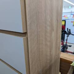 ジモティー割引🏷️【ジャングルジャングル 岸和田和泉インター店】3段ローチェスト ブラウン×ホワイト 和泉市 堺市 岸和田市 泉大津市 高石市 泉北郡熊取町の画像