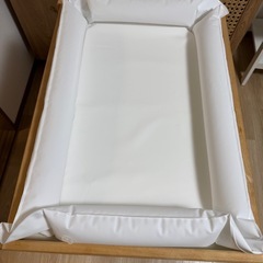 IKEA おむつ替え台、専用マット、専用カバー2枚 の画像