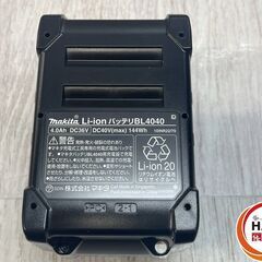 【未使用】makita ﾏｷﾀ BL4040 ﾊﾞｯﾃﾘ 40V 4.0Ah【ハンズクラフト沖縄豊見城店】の画像