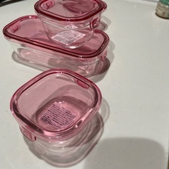 iwaki 耐熱ガラス保存容器　未使用の画像