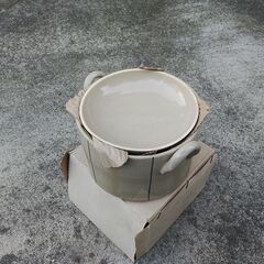 土鍋（直径約20cm　深さ約17cm）未使用品の画像