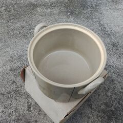 土鍋（直径約20cm　深さ約17cm）未使用品の画像