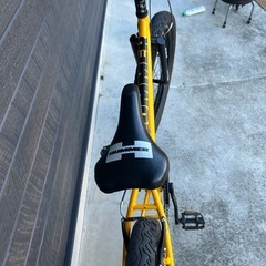 ハマー　26✖️3.0極太タイヤ　マウンテンバイク、イエロー、美品、シマノ6段変速の画像