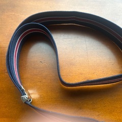 ネイビー ストライプ 　ゴムベルトの画像