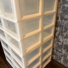 受渡予定者様決まりました。衣装ケース　4個セット価格¥1,000の画像