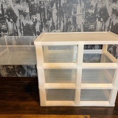 受渡予定者様決まりました。衣装ケース　4個セット価格¥1,000の画像