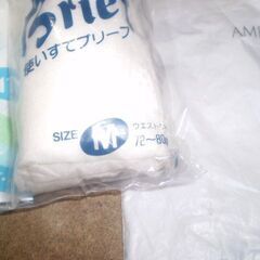 使い捨てブリーフ2個　Mサイズ72～80㎝とハンディ―ランドリー　洗濯用洗剤の画像