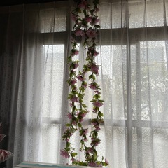 造花  ガーベラのガーランド 花飾り フェイクフラワー リースの画像