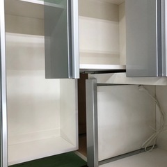 【ドリーム川西店御来店限定】☆ジモティー見たよ♪割引☆ ニトリ 2枚扉オープンボード  クリーニング済み 【99560000042851】の画像