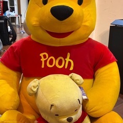 プーさんのぬいぐるみの画像