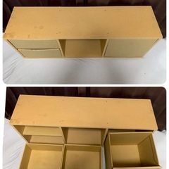 カラーボックス　収納　ふきだし引き出しの画像