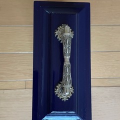 クラシック木製時計 昭和レトロ　ヴィンテージ　稼働品　日常使いOK 美品　藍色の画像