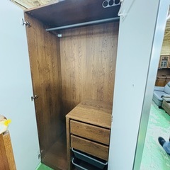 【ドリーム川西店御来店限定】☆ジモティー見たよ♪割引☆クローゼット　IKEAクリーニング済み 【2125560000037469】の画像
