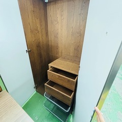 【ドリーム川西店御来店限定】☆ジモティー見たよ♪割引☆クローゼット　IKEAクリーニング済み 【2125560000037469】の画像