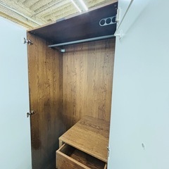 【ドリーム川西店御来店限定】☆ジモティー見たよ♪割引☆クローゼット　IKEAクリーニング済み 【2125560000037469】の画像