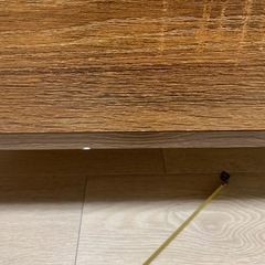 引き出し付きシェルフ　ブラウン
の画像