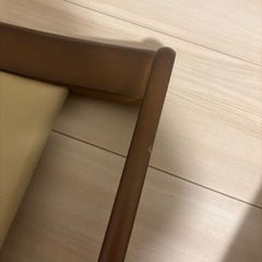 【二脚セット】ニトリ  回転式ダイニングチェア(リック GV MBR)の画像