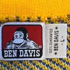 ベンデイビス イエロー カーディガン ニットの画像