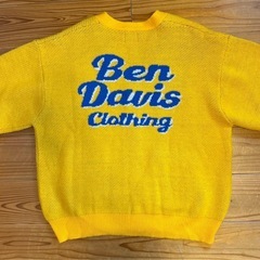 ベンデイビス イエロー カーディガン ニットの画像