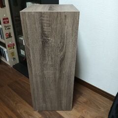 ナチュラル木製カラーボックス 約2段の画像