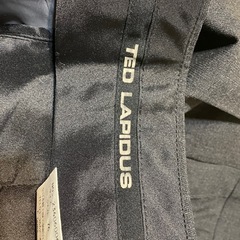 Ted Lapidus 夏用 黒 スーツ パンツの画像