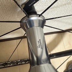 デュラエースカーボンホイールC24前後セット（クイックリリース、スプロケ付き）の画像