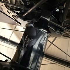 デュラエースカーボンホイールC24前後セット（クイックリリース、スプロケ付き）の画像