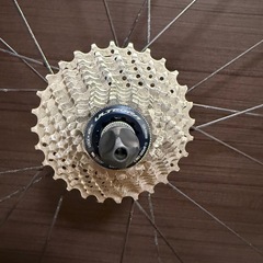 デュラエースカーボンホイールC24前後セット（クイックリリース、スプロケ付き）の画像