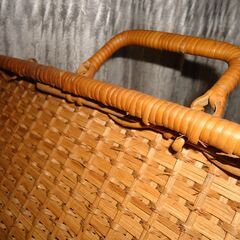 籠のピクニックバスケット　インテリアにもの画像