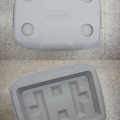 コールマン ホイールクーラー 60QT 56L クーラーボックス ホイール付き ライトグレーの画像