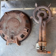 No1　未確認　業務用 鋳物コンロ ガスコンロ　厨房機器　アウトドア　タチバナ製作所？の画像