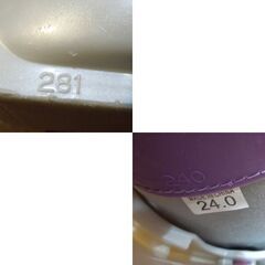 KAZAMA 24.0cm ジュニアスキーブーツ SPAX-3J 1バックル ホワイト×パープル スキー靴 札幌市 東区 新道東店の画像