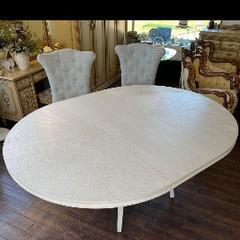 米国バーンハート ダイニングセット テーブル・チェア2脚の画像