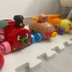 アンパンマンくみたてDIYくみかえいっぱい！ アンパンマンごうとなかまたちセットの画像