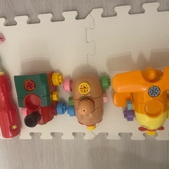 アンパンマンくみたてDIYくみかえいっぱい！ アンパンマンごうとなかまたちセットの画像